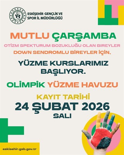 MUTLU ÇARŞAMBA PROJESİ YÜZME KAYIT DUYURUSU
